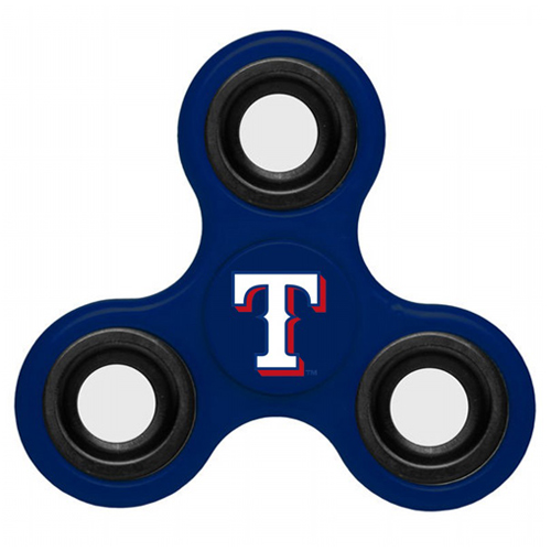 MLB Texas Rangers 3 Way Fidget Spinner F54 - Royal - Click Image to Close